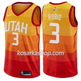 Dres Utah Jazz Ricky Rubio 3 Nike City Edition Swingman